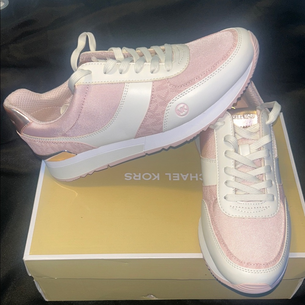 Michael Kors Blush and White Women's Sneakers